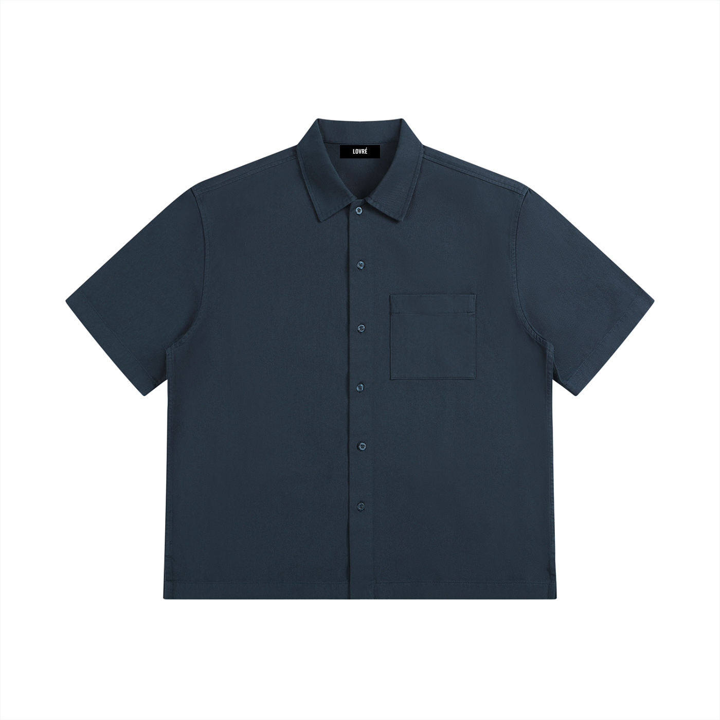 Boxy Patch Pocket Short Sleeve Shirt