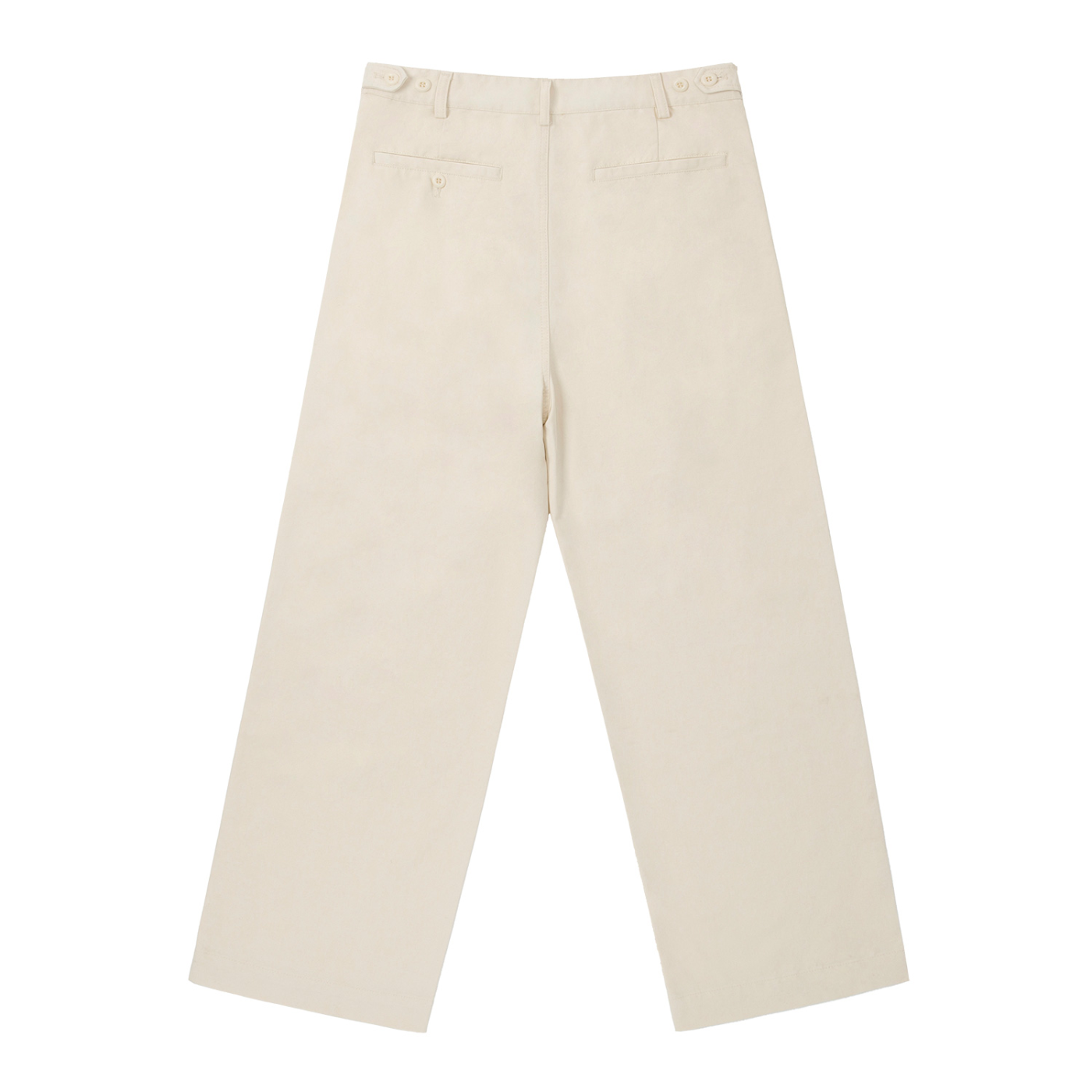 Waist Straight-Leg Pants