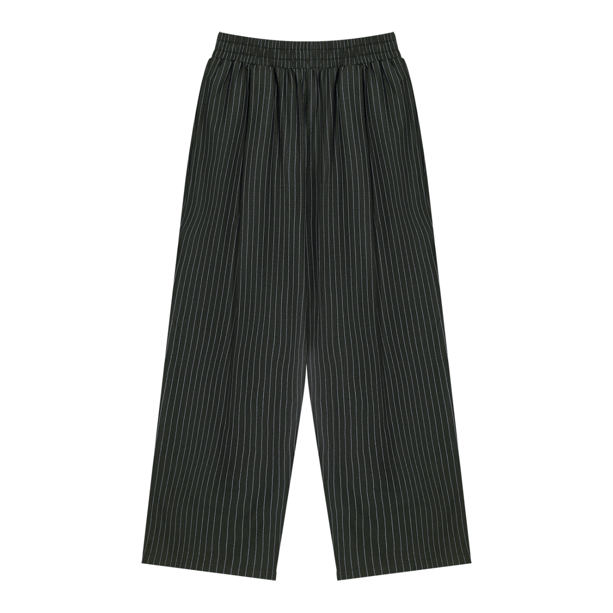 Striped Pleated Pants