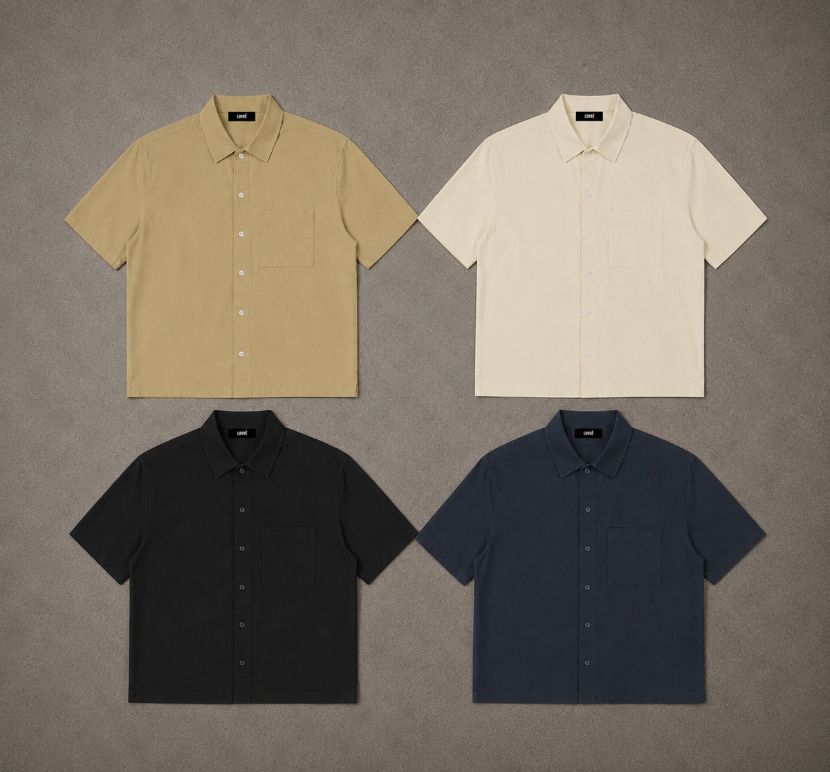 Boxy Patch Pocket Short Sleeve Shirt