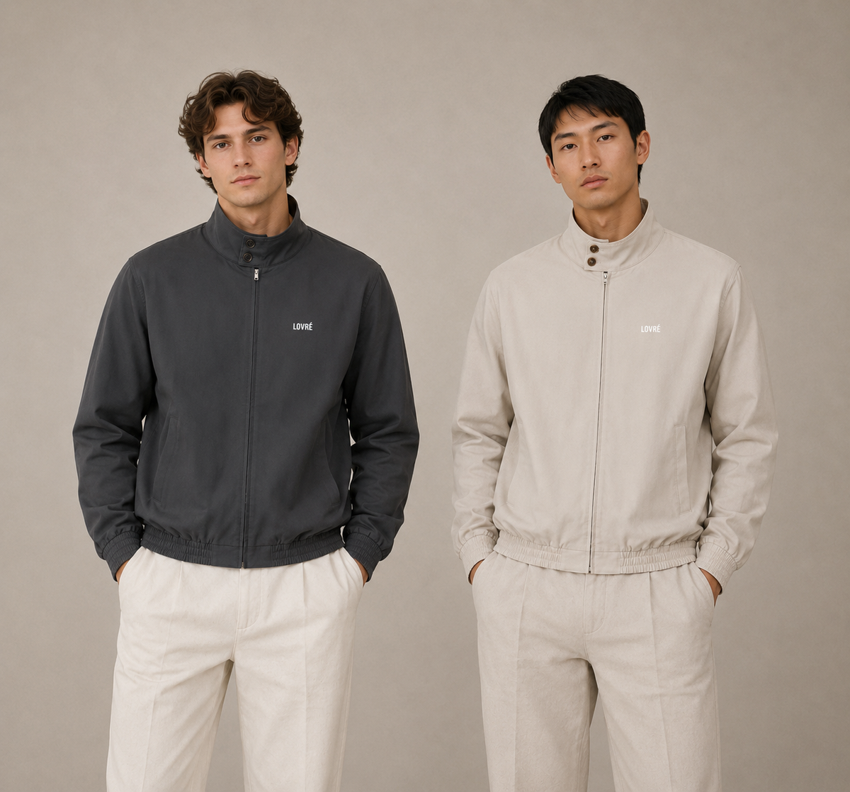Stand Collar Bomber Jacket