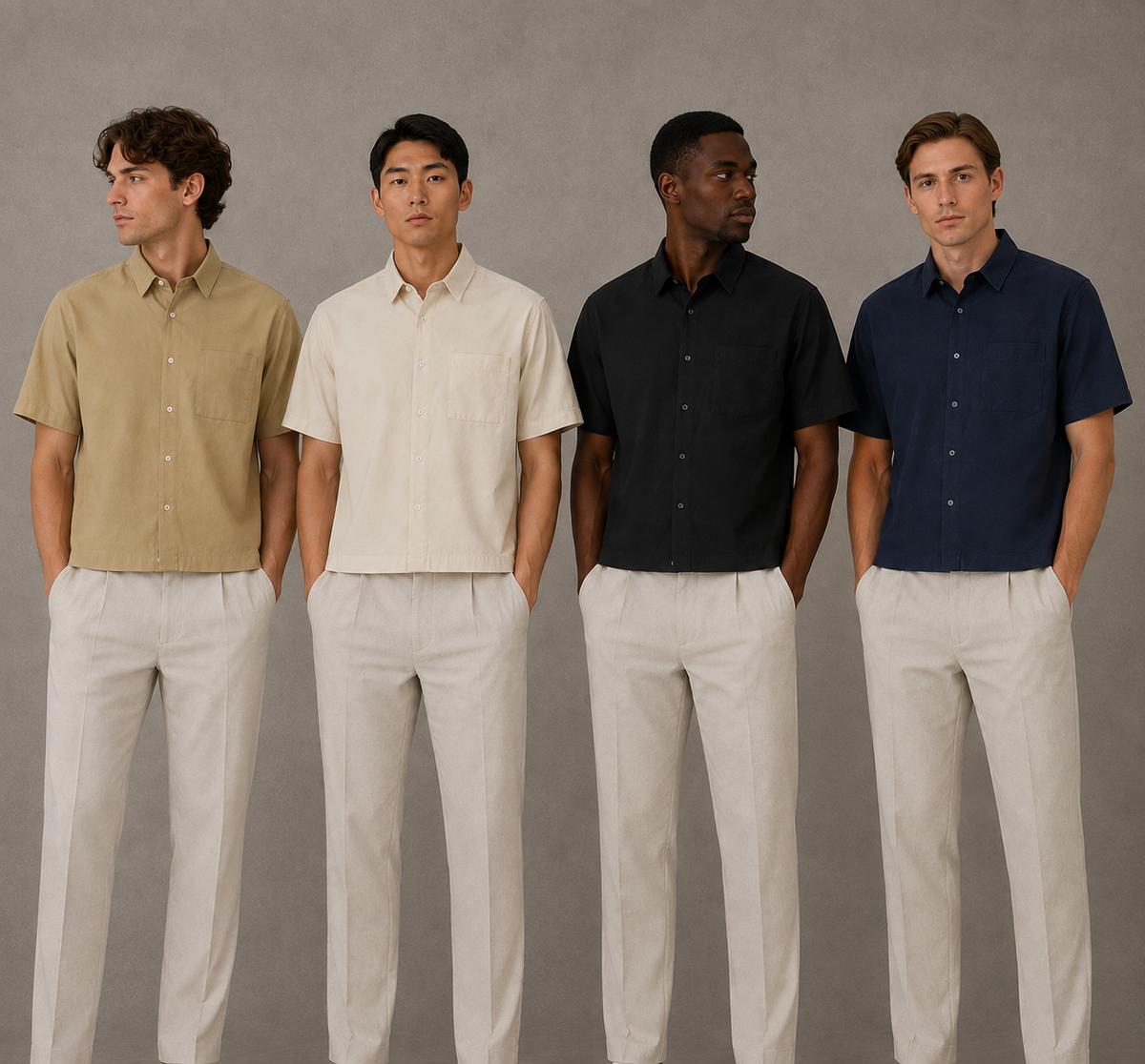 Boxy Patch Pocket Short Sleeve Shirt