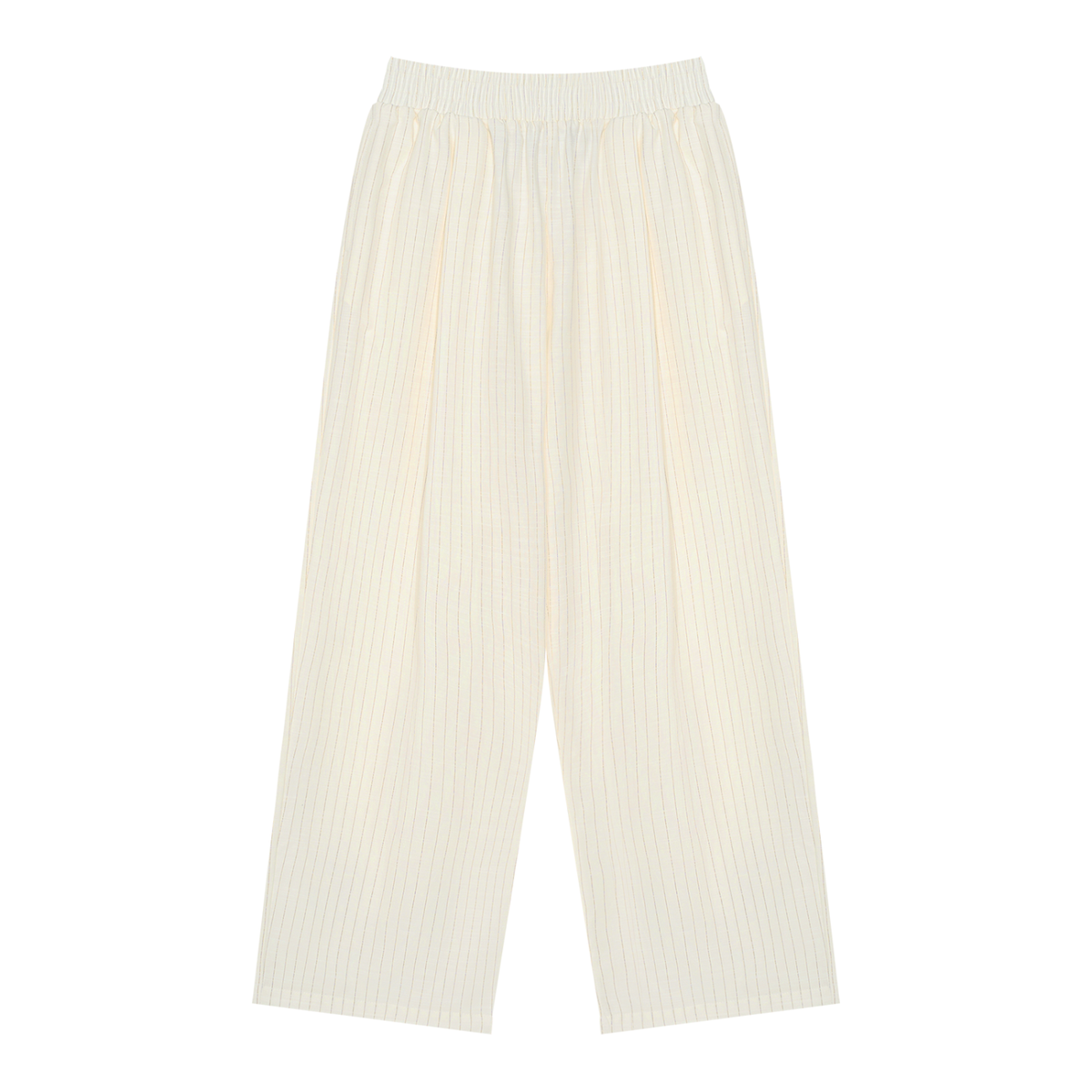 Striped Pleated Pants