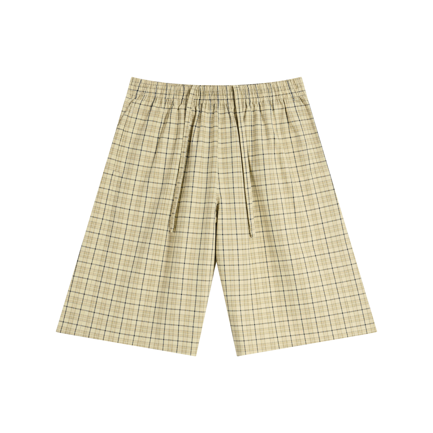 Plaid Wide Leg Shorts