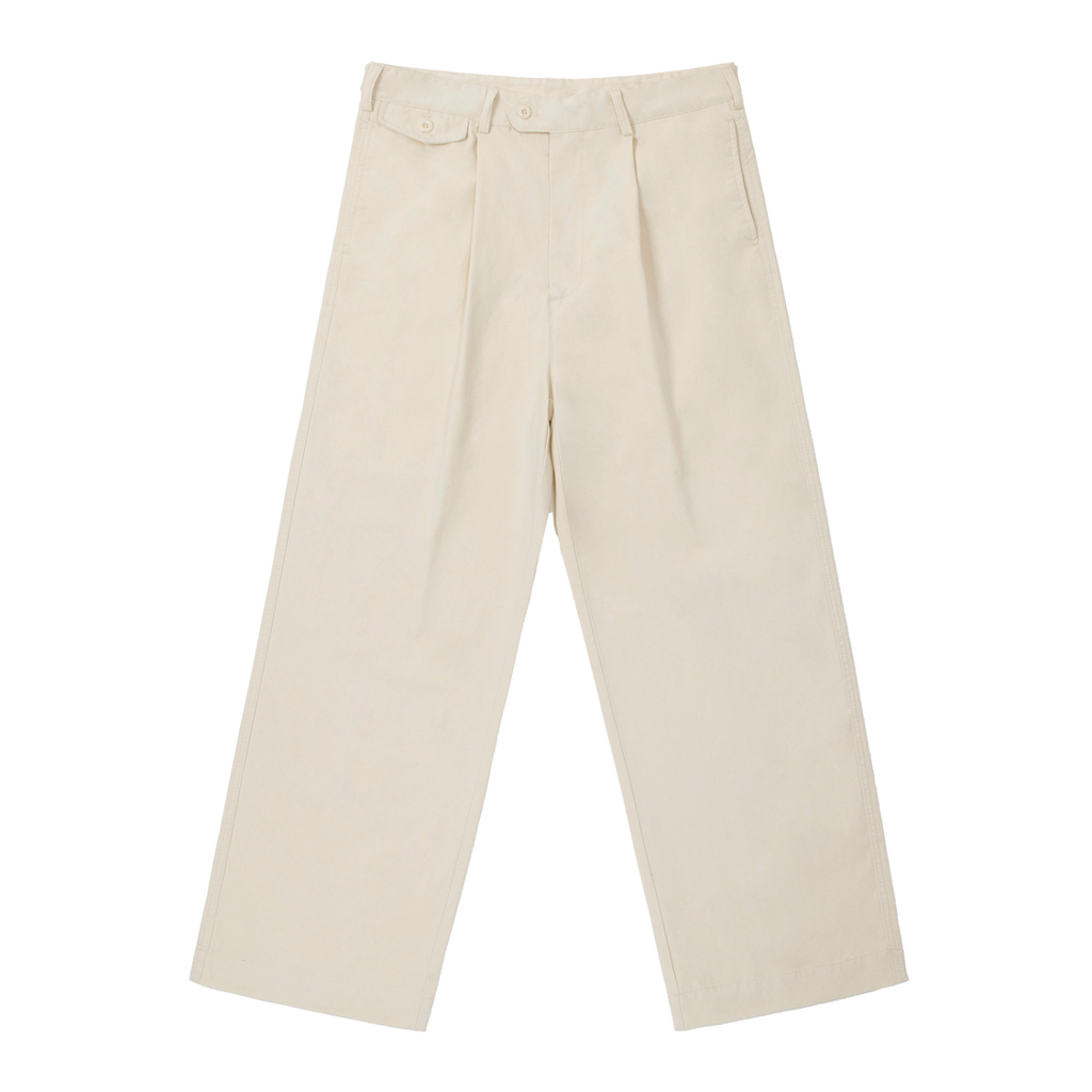 Waist Straight-Leg Pants