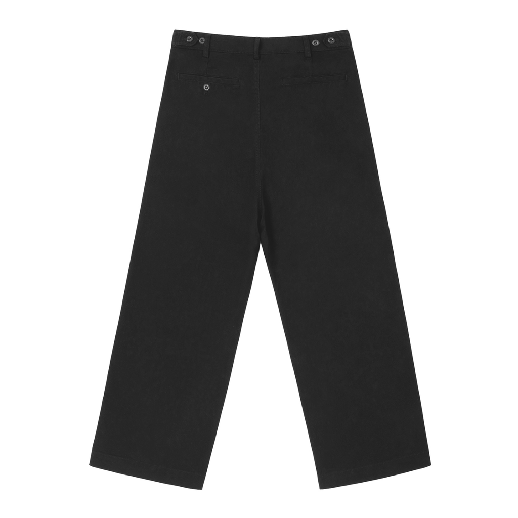 Waist Straight-Leg Pants