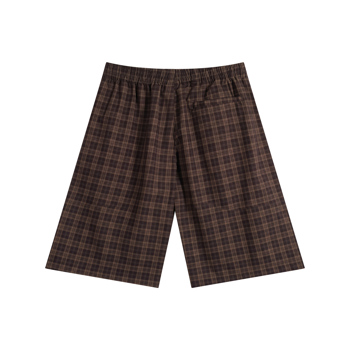 Plaid Wide Leg Shorts
