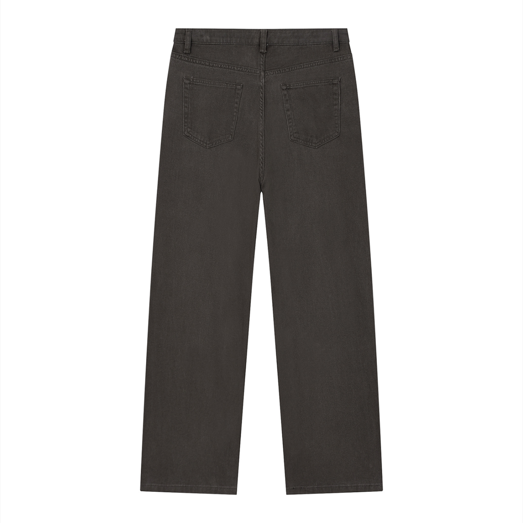 Vintage Wash Straight Leg Jeans